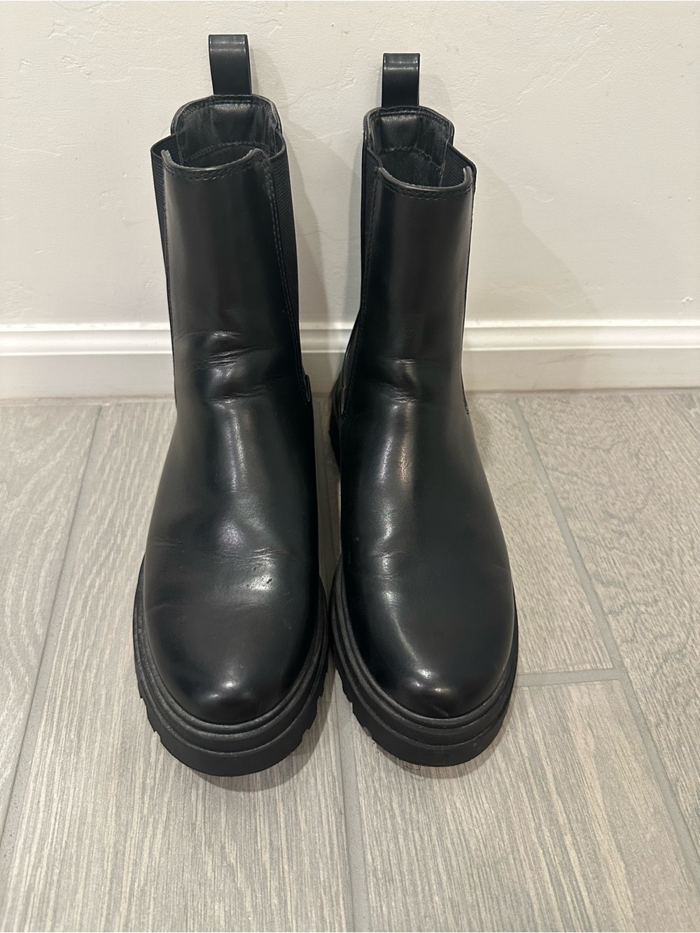 a new day Black Women's Chelsea Platform Boots